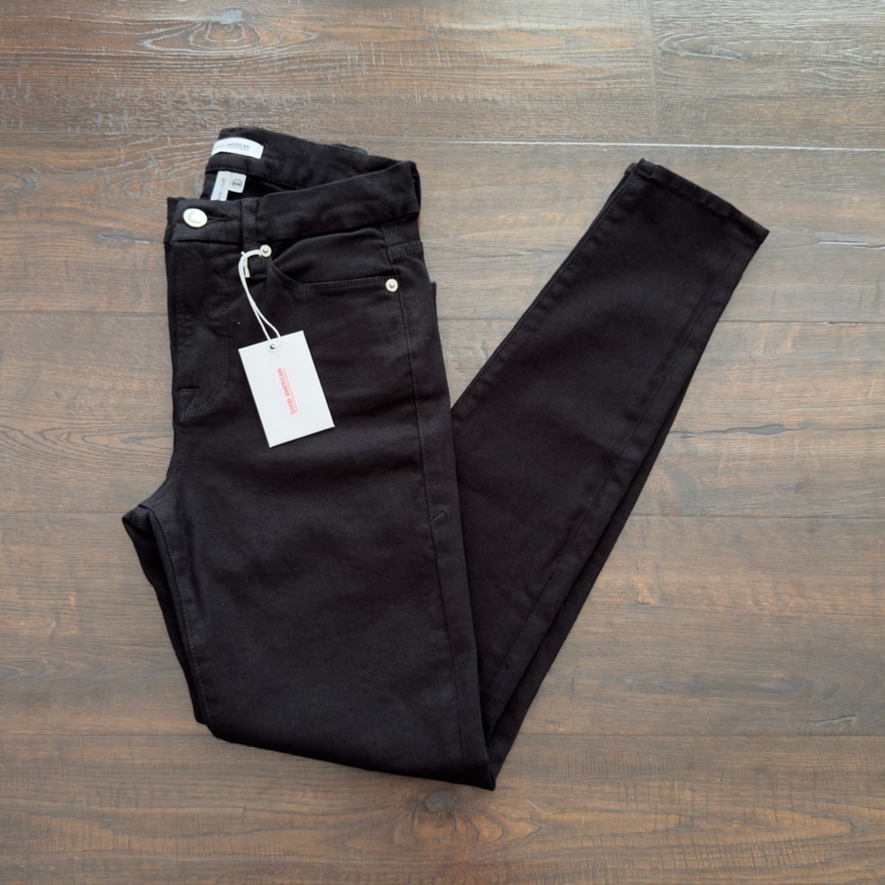 Good American Good Legs Skinny Jeans GAGL403 Size 6/28 Women